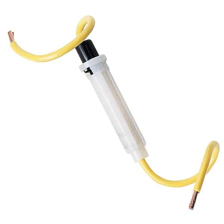 Fuse Holder, 0 to 30A Amp Range, 32V AC/DC Volt Rating, 1 Poles, Wire Leads MPN:HHN
