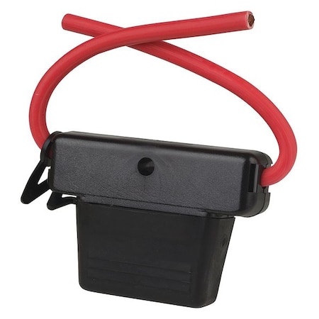 Fuse Holder, 20 to 60A Amp Range, 32V DC Volt Rating, 1 Poles, Wire Leads MPN:HHX