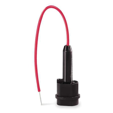 Fuse Holder, 0 to 12A Amp Range, 300V AC Volt Rating, 1 Poles, Wire Leads MPN:HLR