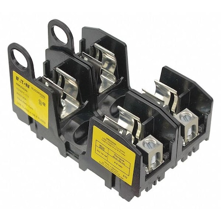 Open Fuse Block, 0 to 30A Amp Range, 250V AC/DC Volt Rating, 2 Poles, Box Lug MPN:HM25030-2CR