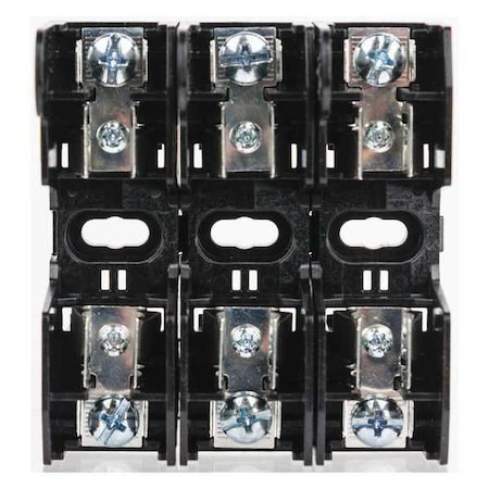 Open Fuse Block, H; K5 UL Class, 250V AC/DC Volt Rating, 3 Poles, Screw MPN:HM25030-3SR
