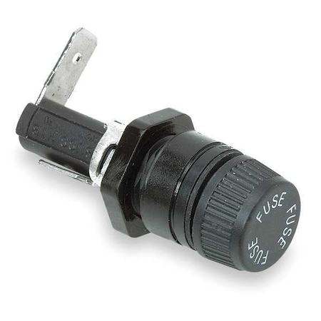 Fuse Holder, 0 to 20A Amp Range, 250V AC/DC Volt Rating, 1 Poles, Quick Connect MPN:HTB-48I-R