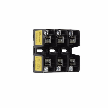 Finger Safe Fuse Block, J UL Class, 3 Poles, 0 to 30A Amp Range, 600V AC/DC Volt Rating MPN:JM60030-3CR