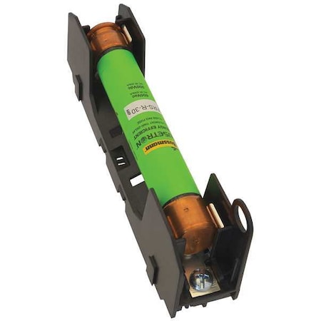 Fuse Holder, 0 to 30A Amp Range, 600V AC/DC Volt Rating, 3 Poles, Pressure Plate MPN:JP60030-3PR