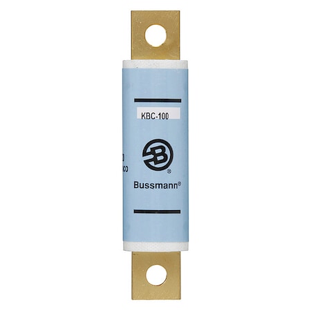 Semiconductor Fuse, 100A, Fast-Acting, 600V AC, Bolt-On MPN:KBC-100
