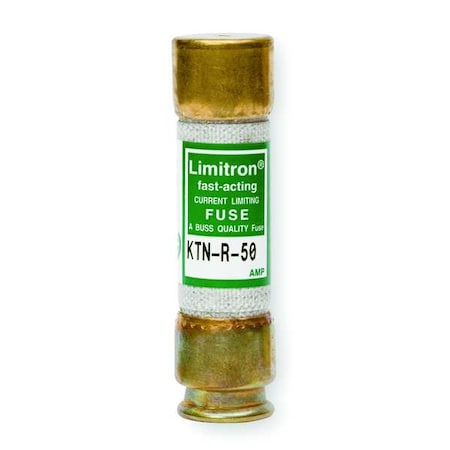 UL Class Fuse, RK1 Class, Fast-Acting, 50A, 250V AC, Non-Indicating MPN:KTN-R-50