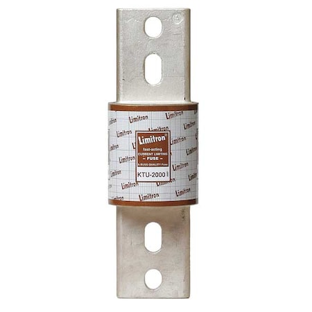UL Class Fuse, L Class, Fast-Acting, 2000A, 600V AC, Non-Indicating MPN:KTU-2000