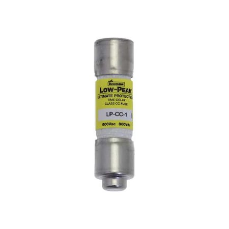 CC Class, Time-Delay, 1A, 600V AC, Non-Indicating MPN:LP-CC-1