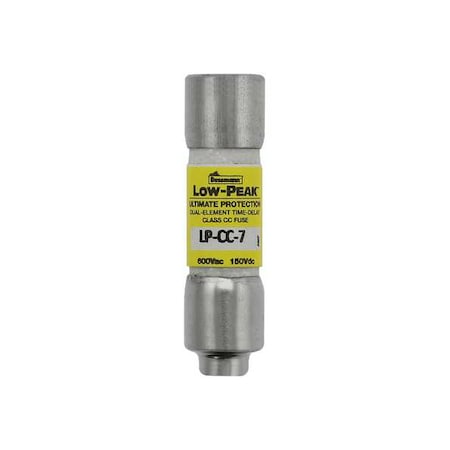 CC Class, Time-Delay, 7A, 600V AC, Non-Indicating MPN:LP-CC-7