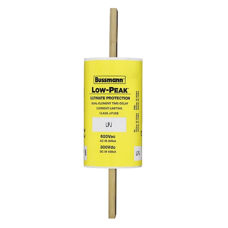 UL Class Fuse, J Class, Time-Delay, 125A, 600V AC, Non-Indicating MPN:LPJ-125SP