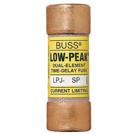 UL Class Fuse, J Class, Time-Delay, 12A, 600V AC, Non-Indicating MPN:LPJ-12SP