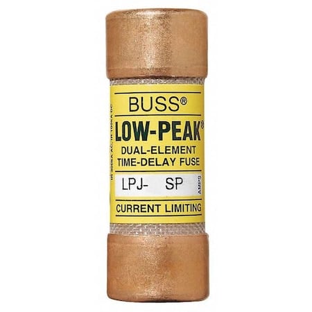 UL Class Fuse, J Class, Time-Delay, 2.25A, 600V AC, Non-Indicating MPN:LPJ-2-1/4SP