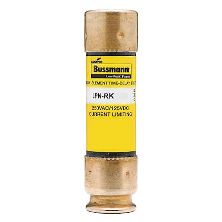 UL Class Fuse, RK1 Class, Time-Delay, 1.80A, 250V AC, Non-Indicating MPN:LPN-RK-1-8/10SP