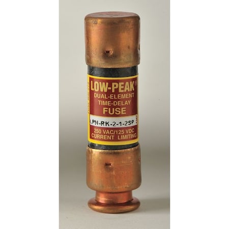 UL Class Fuse, RK1 Class, LPN-RK-SP Series, Time-Delay, 2.5A, 250V AC, Non-Indicating MPN:LPN-RK-2-1/2SP