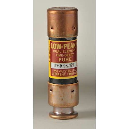 UL Class Fuse, RK1 Class, Time-Delay, 3.20A, 250V AC, Non-Indicating MPN:LPN-RK-3-2/10SP