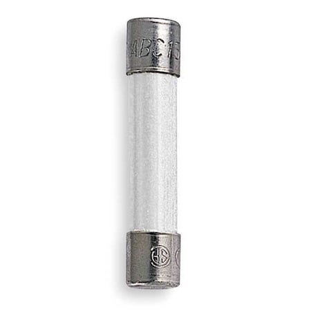 Ceramic Fuse, 15A, 10kA at 125V AC, 750A at 250V AC, 5 PK MPN:MDA-15-R