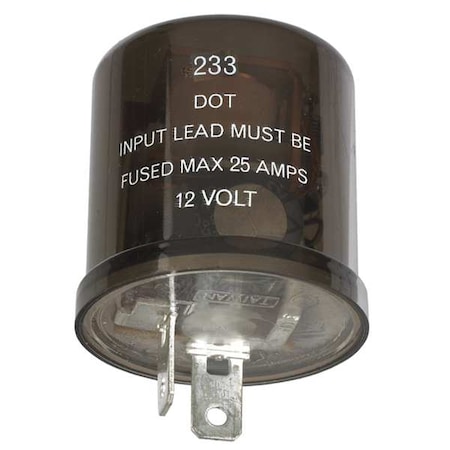 Flasher, 20A, 3 Terminals, 12VDC MPN:NO. 233
