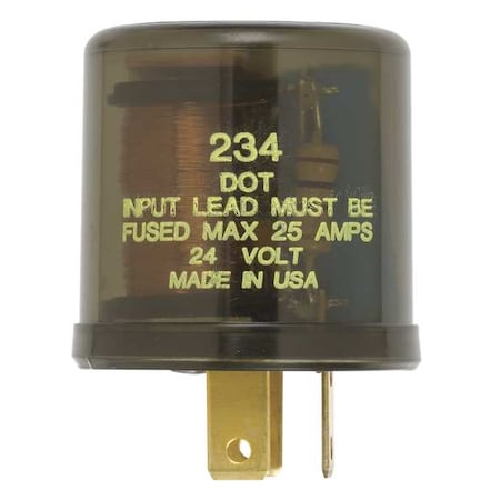 Flasher, 20A, 3 Terminals, 24VDC MPN:NO. 234