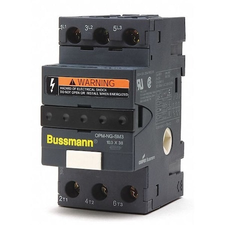 Finger Safe Fuse Block, 0 to 30A Amp Range, 600V AC Volt Rating, 3 Poles, Screw MPN:OPM-NG-SM3