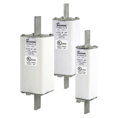 Solar Fuse, 400A, Fast-Acting, Not Rated, Bolt-On MPN:PV-400A-3L-B