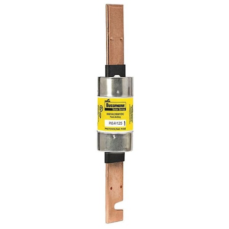 Solar Fuse, PVS-R Series, 125A, Fast-Acting, 600V AC, Cylindrical MPN:PVS-R-125