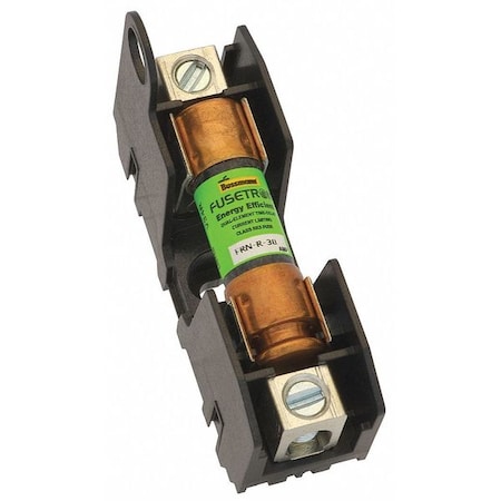 Open Fuse Block, R UL Class, 250V AC/DC Volt Rating, 2 Poles, Screw MPN:RM25030-2SR