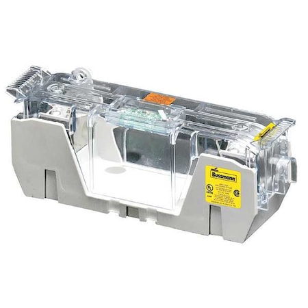 Open Fuse Block, 70 to 100A Amp Range, 250V AC/DC Volt Rating, 1 Poles, Box Lug MPN:RM25100-1CR