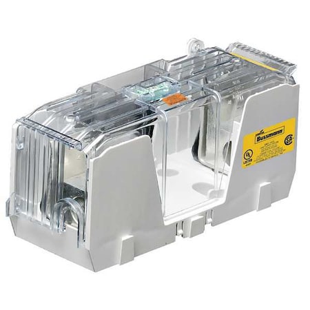 Open Fuse Block, 450 to 600A Amp Range, 250V AC/DC Volt Rating, 1 Poles, Box Lug MPN:RM25600-1CR