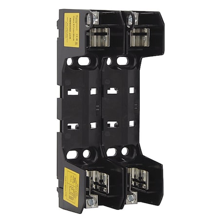 Open Fuse Block, 35 to 60A Amp Range, 600V AC/DC Volt Rating, 2 Poles, Box Lug MPN:RM60060-2CR