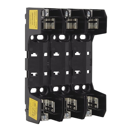 Open Fuse Block, R UL Class, 600V AC/DC Volt Rating, 3 Poles, Box Lug MPN:RM60060-3CR