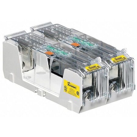 Open Fuse Block, 225 to 400A Amp Range, 600V AC/DC Volt Rating, 2 Poles, Box Lug MPN:RM60400-2CR