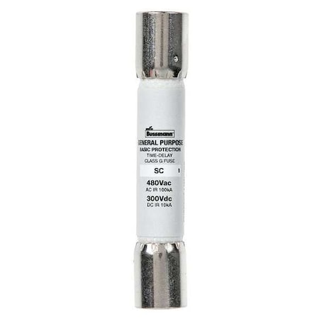 UL Class Fuse, G Class, Time-Delay, 50A, 480V AC, Non-Indicating MPN:SC-50
