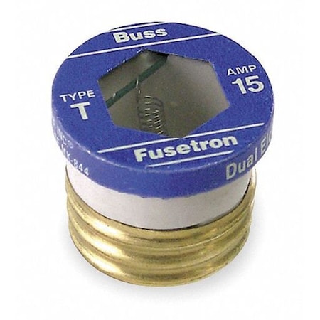 Plug Fuse, 1.80A, 10kA at 125V AC, 4 PK MPN:T-1-8/10