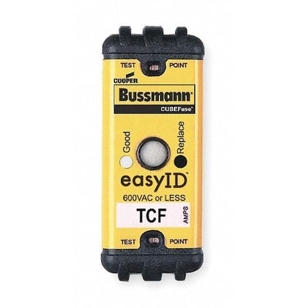 UL Class Fuse, CF Class, Time-Delay, 25A, 600V AC, Indicating MPN:TCF25
