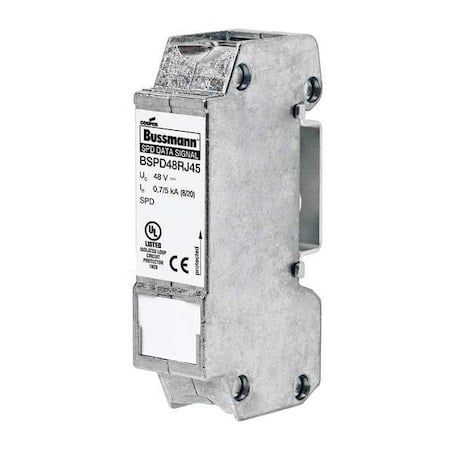 Surge Protection Device, 1 Phase, 48V, 1 Poles, 2 Wires MPN:BSPD48RJ45