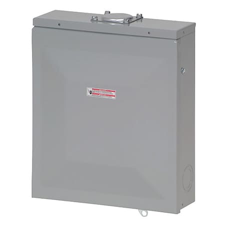 Load Center, BR, 8 Spaces, 125A, 120/240V AC, Main Lug, 1 Phase MPN:BR816L125RP