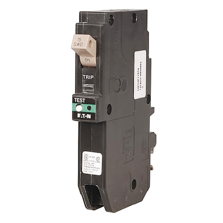 Circuit Breaker, CH Series, 20A, 1 Pole, 120/240V AC, 10kA MPN:CHFP120DF