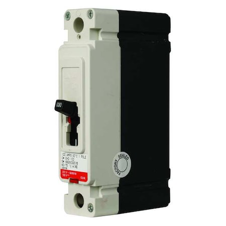 Molded Case Circuit Breaker, EHD Series, 20A, 1 Pole, 277V AC, 18kA at 240V AC MPN:EHD1020