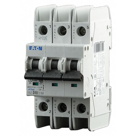 IEC Miniature Circuit Breaker, FAZ-NA Series, 32A, 3 Pole, 277/480V AC, 10kA at 277/480V AC MPN:FAZ-D32/3-NA
