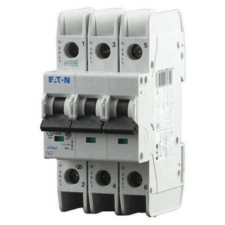 IEC Miniature Circuit Breaker, FAZ-NA Series, 40A, 3 Pole, 240V AC, 10kA at 277/480V AC, D Curve MPN:FAZ-D40/3-NA