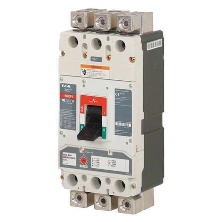 Molded Case Circuit Breaker, HMCP Series, 600A, 3 Pole, 600V AC, 65kA at 600V AC MPN:HMCPL600N6G