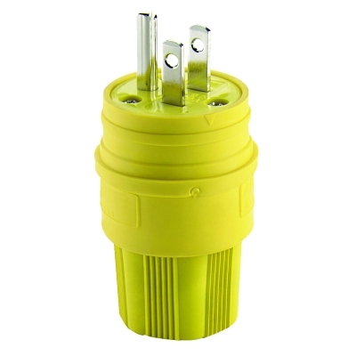 15 Amp Ylw Plug Industrial Watertight Elastomeri MPN:14W47