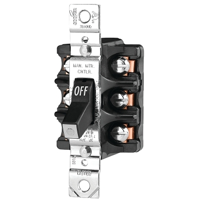 Man Cont 30A 600VAC 3P St Frontwire Bk MPN:AH7810UD