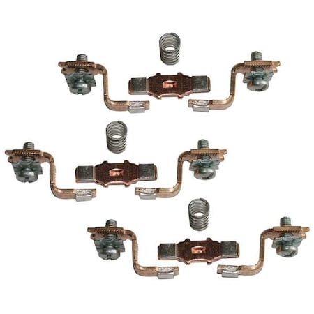 Cutler-Hammer Contact Kit, 3 Pole, Series A1, B1, Size 2 MPN:6-65-8