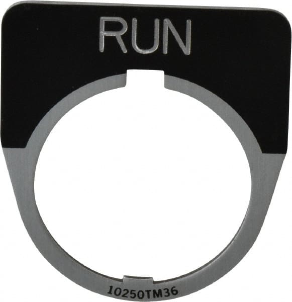 Half Round, Legend Plate - Run MPN:10250TM31