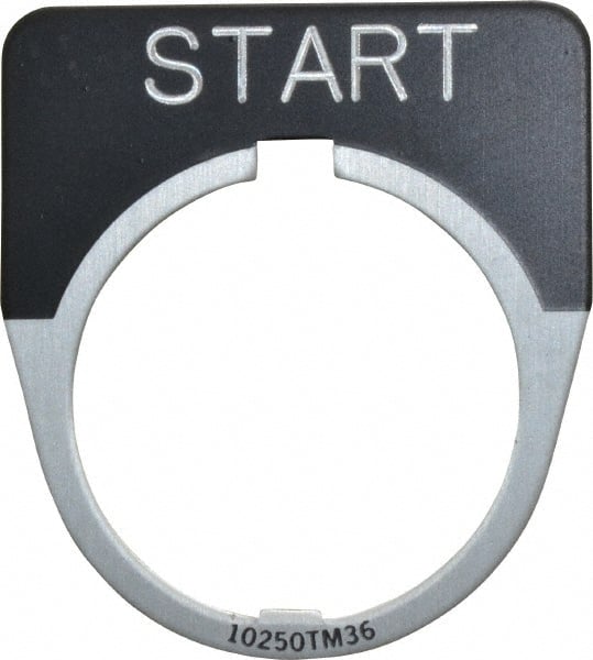 Half Round, Legend Plate - Start MPN:10250TM33