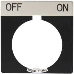 Square, Legend Plate - Off-On MPN:10250TS42