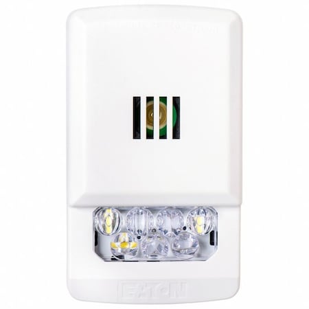 Horn Strobe, Horn, Continuous/Pulse, 24V, 86 dBA, Plastic, White, Wall Mount MPN:ELHSW-N