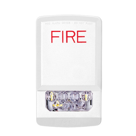 Strobe Light, White, LED, 24V, 60 FPM, Not Applicable Dia., Wall MPN:ELSTW