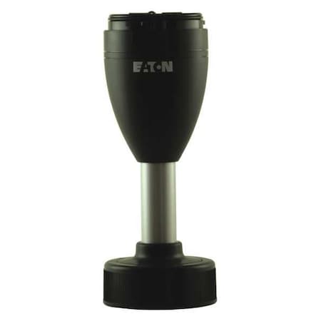 Mounting Base, Black, 110V AC, 120V AC, 230V AC, 240V AC, 24V AC/DC, 1 9/16 in Dia., Base MPN:SL4-FMS-100